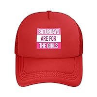 Saturdays are for The Girls Black Baseball Hat Adjustable Sport Golf Baseball Cap Hats Dad Caps