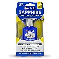 Sapphire Strengthener & Mega Growth Treatment - Clear, 0.55 Fl Oz