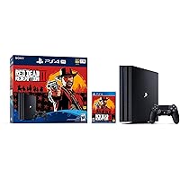 2019 Newest Sony Playstation 4 Pro 2TB Console with Red Dead Redemption 2 Bundle (Renewed)