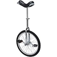 20 Inch Wheel Chrome Unicycle with Alloy Rim