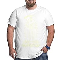 Santa Muerte Big Size Men's T-Shirt Man's Soft Shirts T-Shirt Short Sleeve Tops