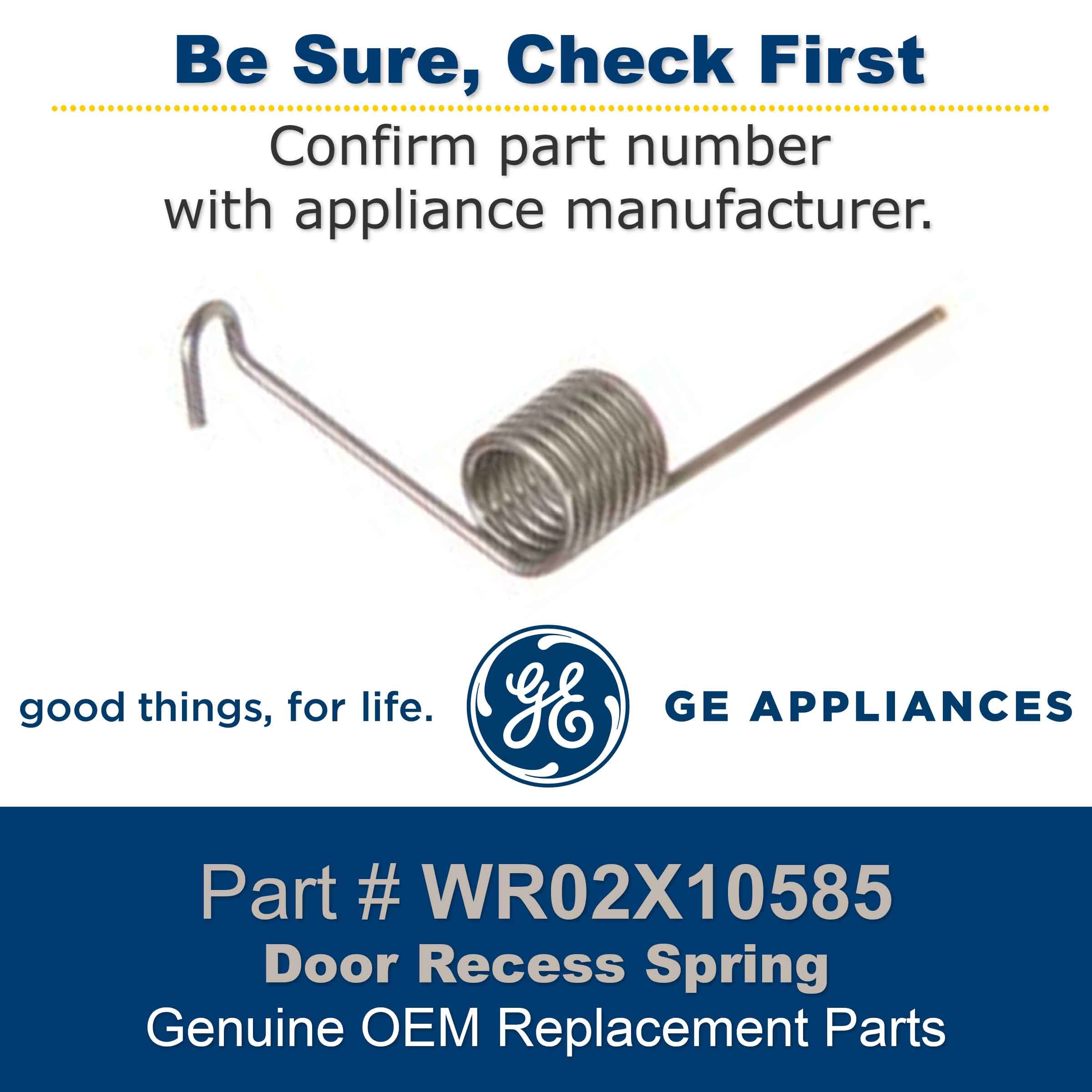 GE WR02X10585 Door Recess Spring