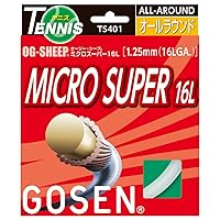 GOSEN OG-Sheep Micro Super, Natural 40' Super All-Round Performance, Synthetic Tennis String