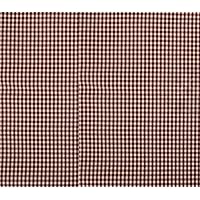 Poly Poplin Gingham Fabric Mini Checkers 08 Burgundy / 58