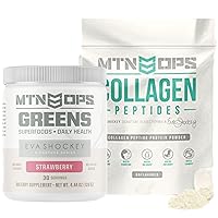 MTN OPS Eva Shockey Signature Series Greens Powder + Collagen Peptide Protein Bundle