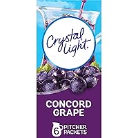 Sugar-Free Concord Grape Low Calories Powdered Drink Mix 6 Count Pitcher Packets