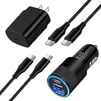 Galaxy A14 Car Fast Charger USB C for Samsung Galaxy A14 A53 S23 A54 S22 A11 S21 A12 A21LG Pixel 7 6 25W C Charger Block Fast Charging Phone Android Type C Power Cord+38W PD Cargador Cigarette Lighter