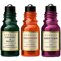 Essential Oils Blend for Calming Stress, Stay Focus and Migraine Providing More Comfort for Your Mind and Wellbeing. Pack of 3