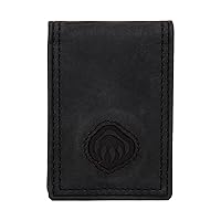 WOLVERINE Men's RFID Blocking Rugged Card Case Wallets and Money Clips (Avail in Cotton Canvas Or Leather)