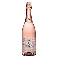 VINADA - Sparkling Rosé - Zero Alcohol Wine - 750 ml (1 Glass Bottles)