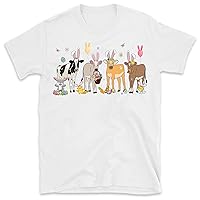 Happy Easter Cow Shirt, Cute Cow Bunny Shirt, Cow Heifer Lover Shirt, Easter Farm Animals Shirt, Cow Easter Shirt