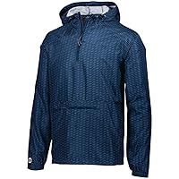 Holloway Youth Range Packable Pullover M Navy