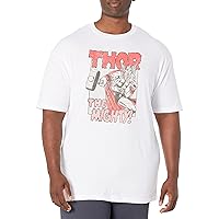 Marvel Big & Tall Comics Retro The Mighty Men's Tops Short Sleeve Tee Shirt