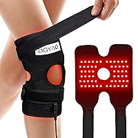 Red Light Therapy Device for Joint Pain Relief, 880nm Infrared Light Therapy Wearable Adjustable Wrap for Knee Elbow, Home Use Led Light Therapy Pads