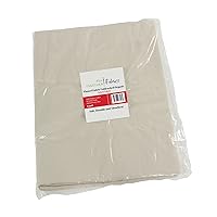 Organic Cotton Flannel (1 Yard, Pre-Cut), Unbleached Natural Ivory Color, 60 Inches Wide, GOTS Certified 100% Natural Organic Cotton, Medium Weight 4.7 Ounces Per Square Yard