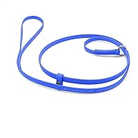 Jelly Pet Grooming Lead for Dogs | Great for Kennels, Veterinarians and Dog Grooming Salons | Biothane Leash - Easy to Clean, Waterproof & Durable Noose Loop | Made in USA | 3/8'' x 4' Royal Blue
