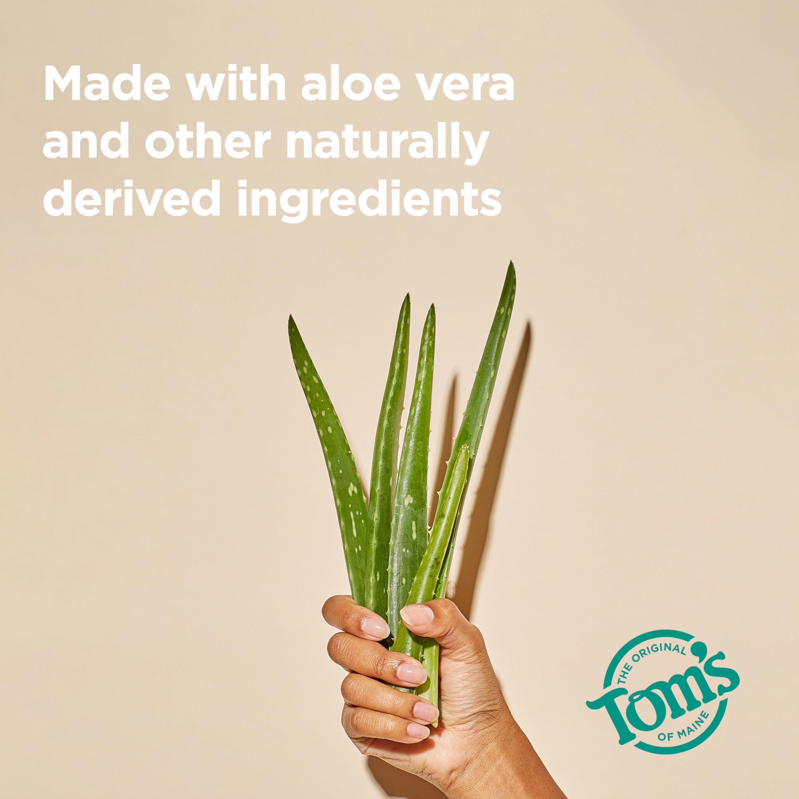 Tom’s of Maine Cucumber Aloe Natural Deodorant for Women and Men, Aluminum Free, 3.25 oz