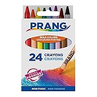 Crayons, Standard Size, Assorted Colors, 24 Count