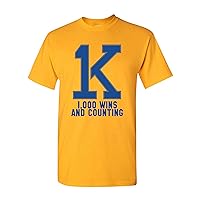 1K Bold Wins and Counting Basketball Adult T-Shirt