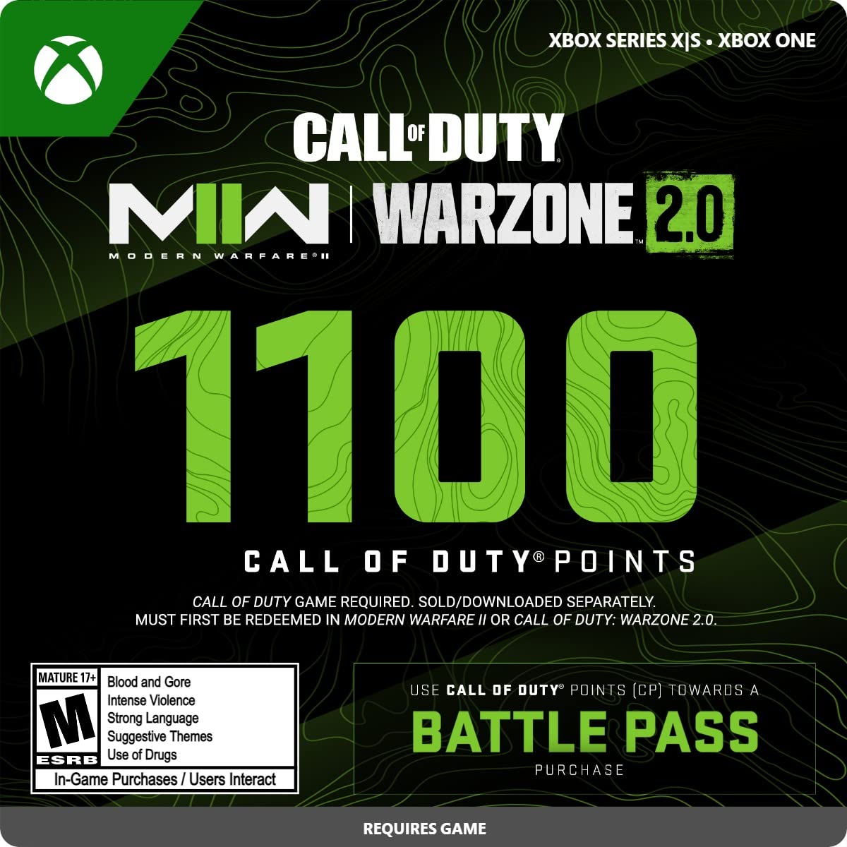 Call of Duty 1,100 Points - Xbox [Digital Code]