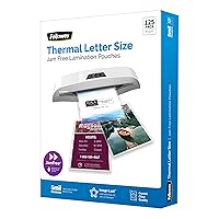 Fellowes® ImageLast Premium UV Thermal Laminating Pouches, Letter Size, 5 Mil, 9