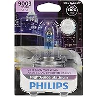 Automotive Lighting 9003 NightGuide Platinum Upgrade Headlight Bulb, Pack of 1
