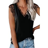 lime flare Women Sexy Lace Trim Cap Sleeves Camisole Dressy Tank Tops