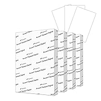 Accent Opaque 18” x 12” White Cardstock Paper, 100lb, 271gsm – 800 Sheets (4 Reams) – Premium Smooth Heavy Cardstock, Printer Paper for Invitations, Cards, Menus, Business Cards – 188096C