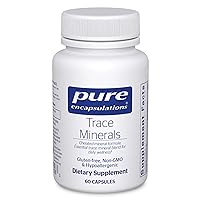 Pure Encapsulations Trace Minerals | Essential Trace Mineral Blend to Support Metabolism and Cellular Function| 60 Capsules