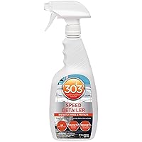 Marine Speed Detailer - Instantly Shines And Protects - UV Protection - Protects Against Fading - Removes Dust, Dirt, And Smudges, 32 fl. oz. (30205)Packaging May Vary, White