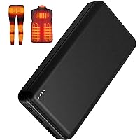 5V 2A 20000mah Heated Vest Heated Jacket Battery Pack Power Bank Rechargeable Battery for for Heated Vests Heated Jackets Heated Hoodies for Men Women(No DC Port, Not Suit for 7.4v)