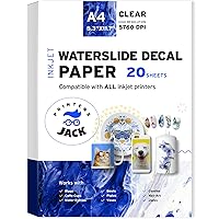 Premium Printable Vinyl Sticker Paper for Your Inkjet and Laser Printer –  15 Matte White Waterproof Decal Paper Sheets - Dries Quickly and Holds Ink  Beautifully - Accessories Set for Cricut