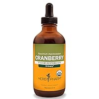 Herb Pharm Certified Organic Cranberry Liquid Extract for Urinary Tract Support - 4 Ounce