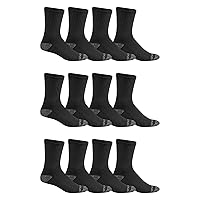 Men's Dual Defense Crew Socks (12 Pack)