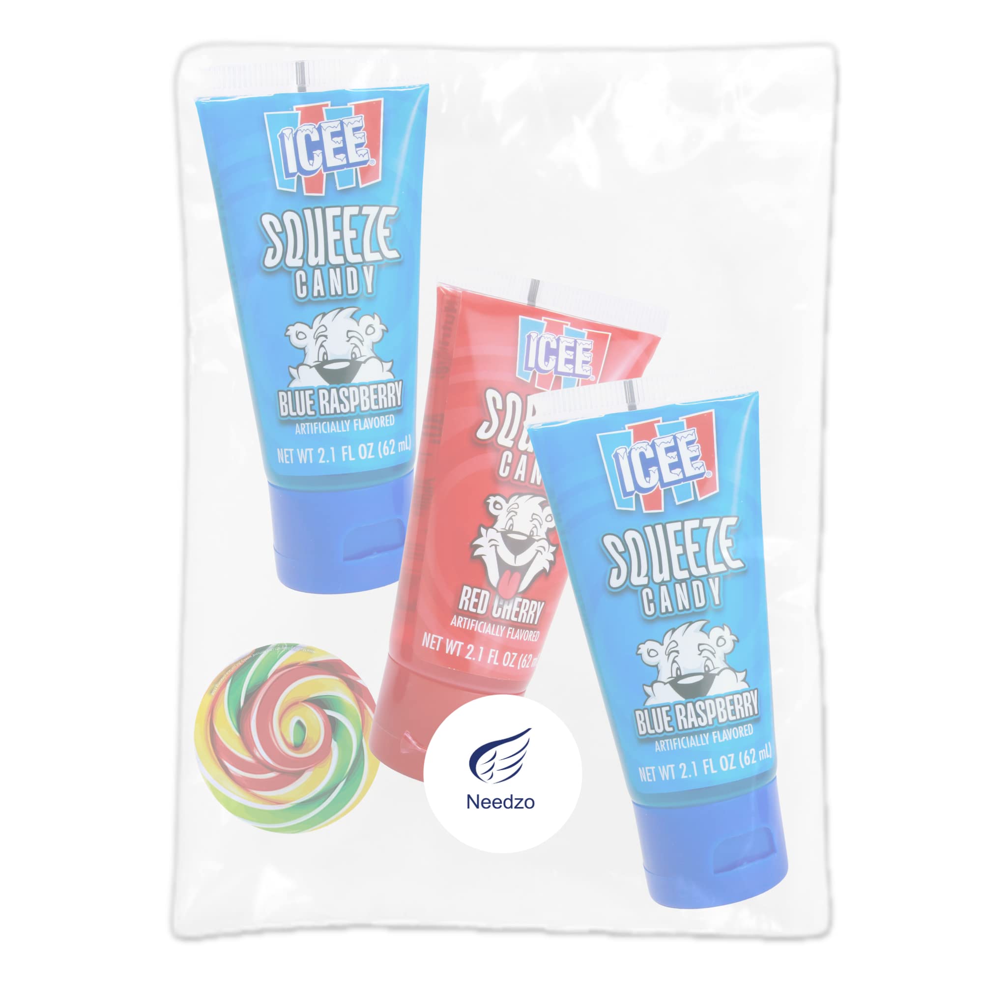 Mua Icee Squeeze Candy Gel Tubes Blue Raspberry And Cherry Flavored Squeezable Liquid Candies 4472