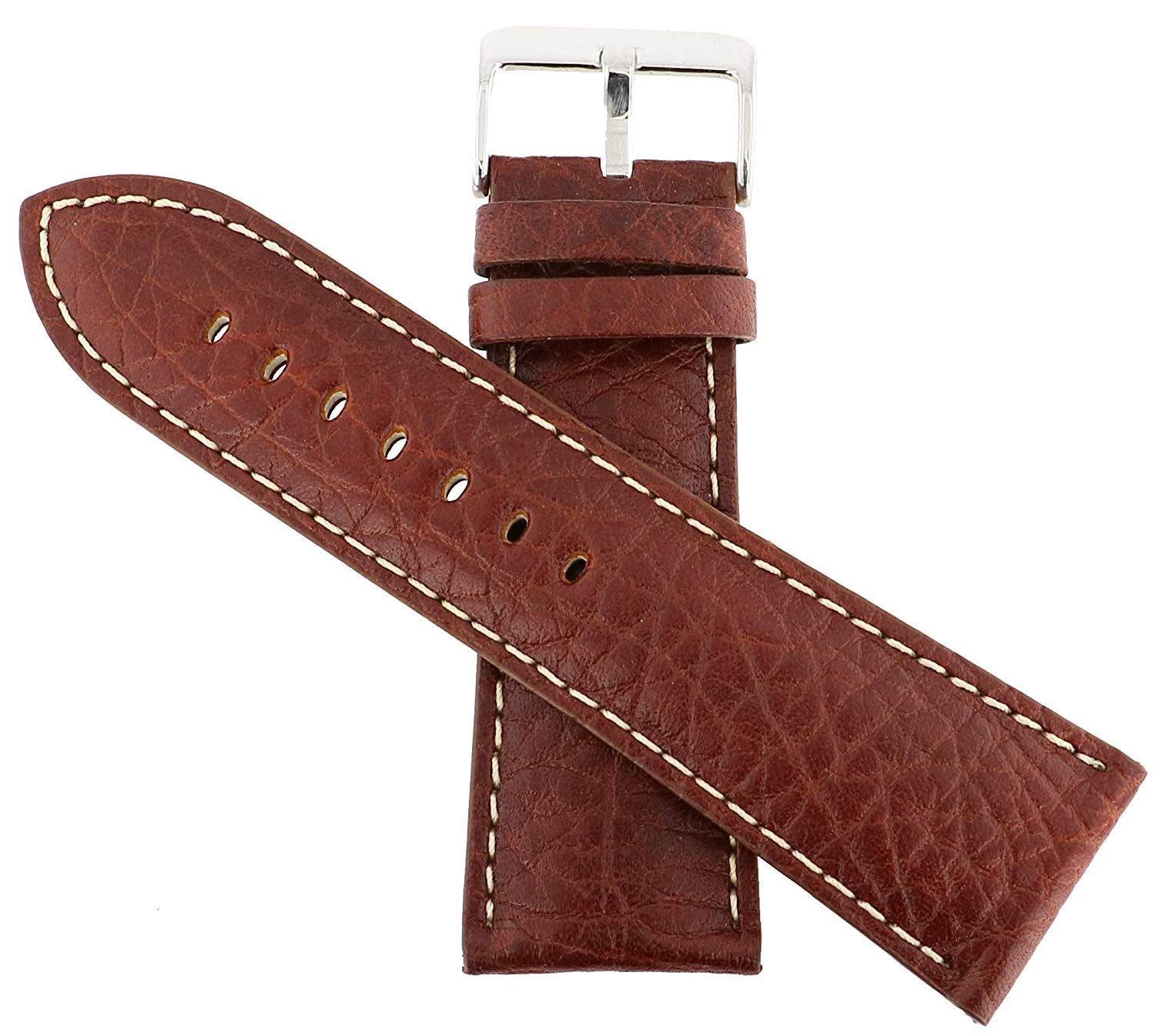 Hadley-Roma MS-906 Men's Genuine Leather Watch Band
