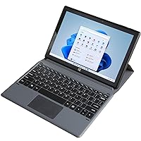 10.1 Inch Windows 11 Pro Tablet, 8GB RAM 128GB Storage, 800x1280 IPS HD Touchscreen, Intel Celeron N4000 CPU Windows Tablet PC with HDMI/WiFi/Bluetooth/Keyboard/USB/Dual Cameras