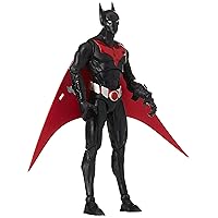 McFarlane Toys, 7-Inch DC Batman Beyond Batman Action Figure with 22 Moving Parts, Collectible DC Figure with Unique Collectible Character Card – Ages 12+