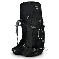 Osprey Ariel 55L Women's Backpacking Backpack, Black, WM/L