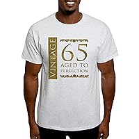 CafePress Fancy Vintage 65Th Birthday Light T Cotton T-Shirt