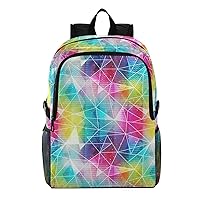 ALAZA Rainbow Triangle Lightweight Packable Foldable Travel Backpack
