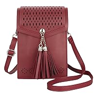 seOSTO Womens Small Crossbody Bag For Woman, Tassel Wallet Purse，Gifts For Teenage Girls