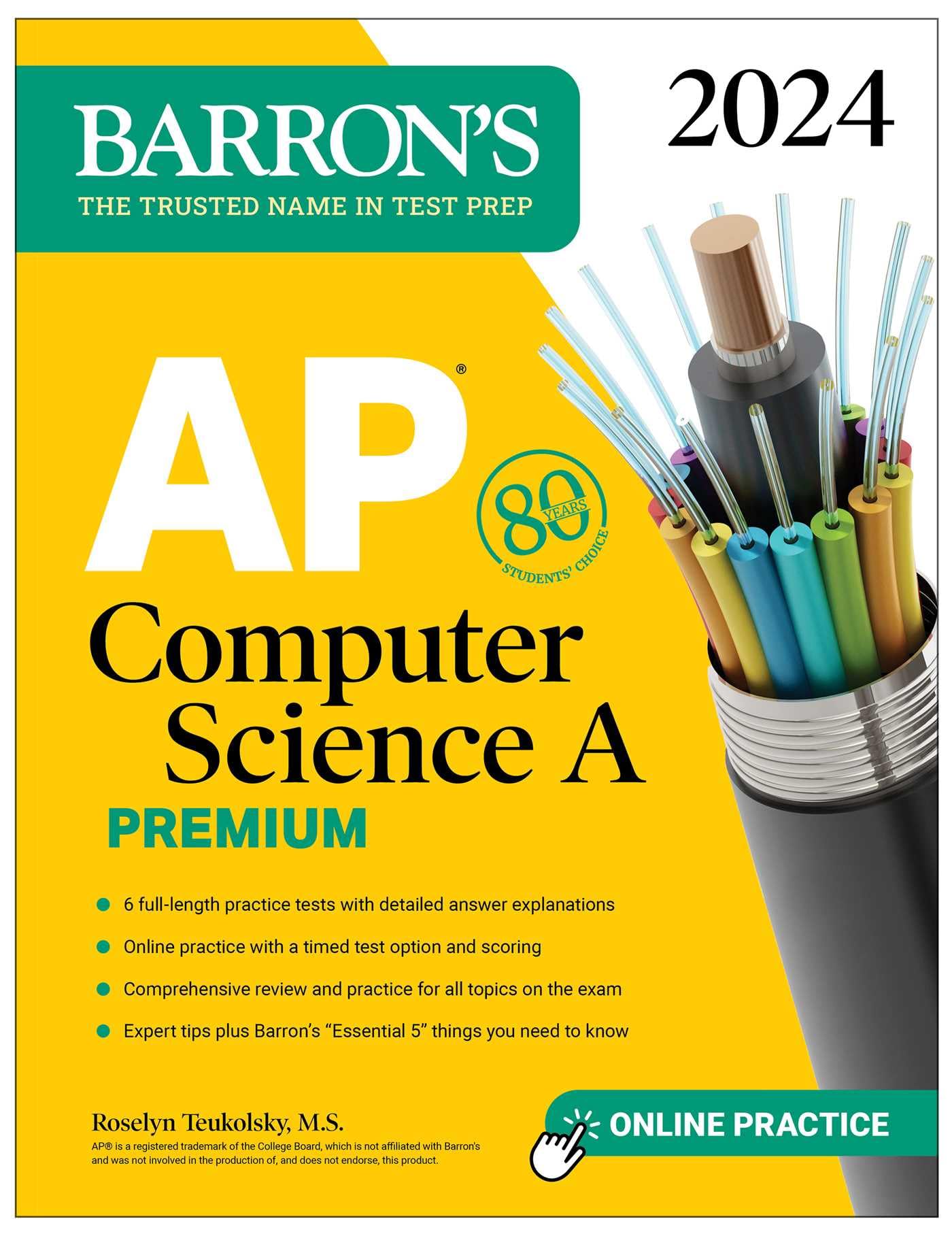 AP Computer Science A Premium, 2024: 6 Practice Tests + Comprehensive Review + Online Practice (Barron's AP)