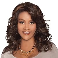 Vivica A. Fox GOLDIE-V New Futura Fiber, Deep Lace Front Wig in Color P42730 18 Inch (Pack of 1)