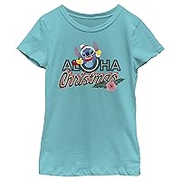 Disney Lilo & Stitch Aloha Christmas Girls T-Shirt