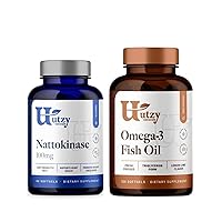 Cardiovascular Support Bundle | Nattokinase 100 mg & Omega 3 Fish Oil