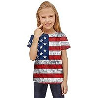 Kid Long Sleeve Shirt Boy Toddler Boys Happy Labor Day Text Print T Shirts American Flag Short Sleeve Basketball