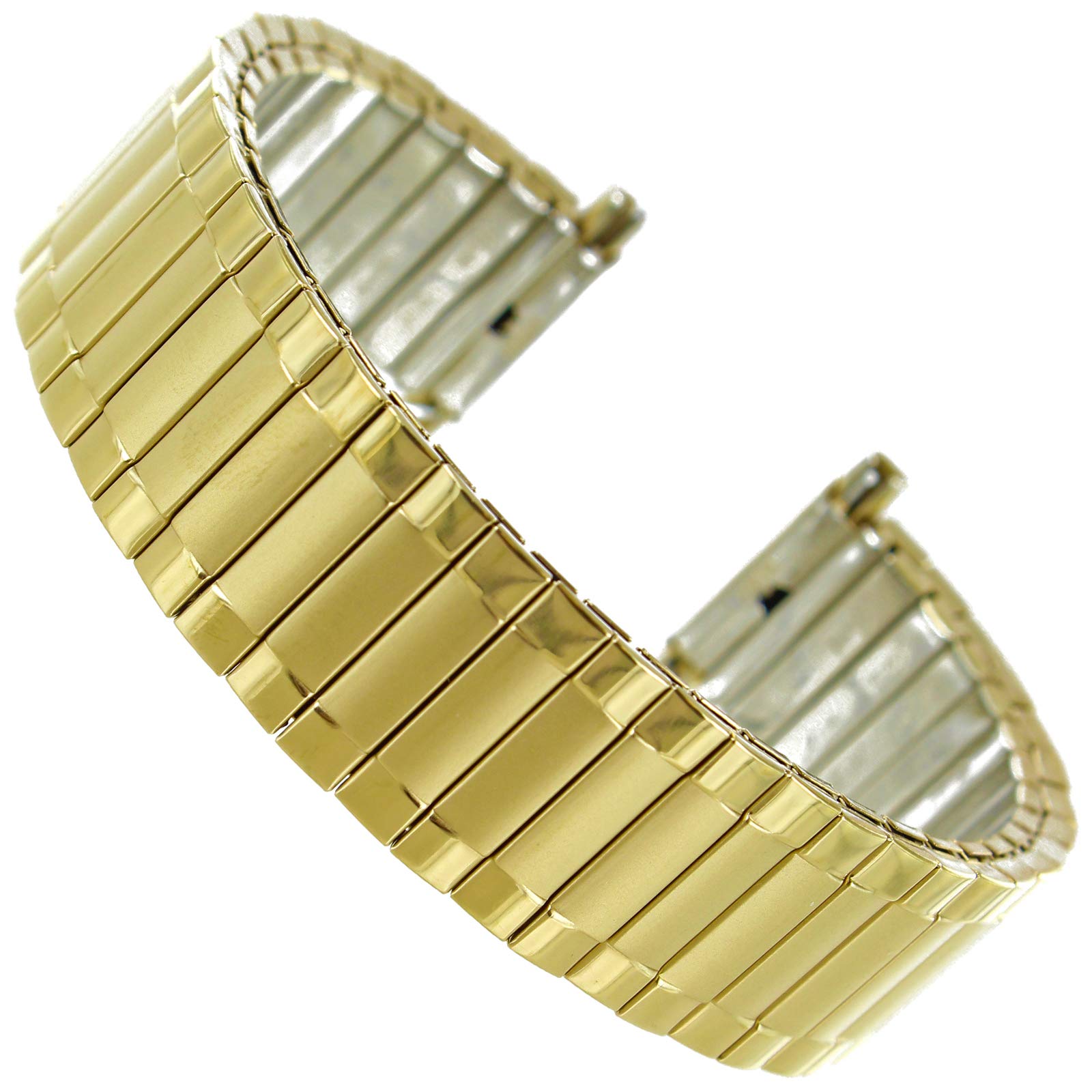 16-21mm Speidel Stainless Steel Gold Tone Mens Expansion Watch Band 1242/32