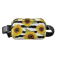 Beautiful Sunflowers Fanny Packs for Women Men Everywhere Belt Bag Fanny Pack Crossbody Bags for Women Fashion Waist Packs with Adjustable Strap Belt Purse for Outdoors Travel Festival Rave