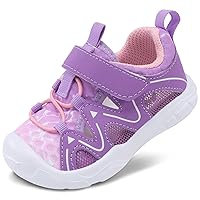 FEETCITY Wide Toddler Shoes Slip on Sneakers Boys Girls Toddler Tennis Shoes Sports Shoes Walking Shoes